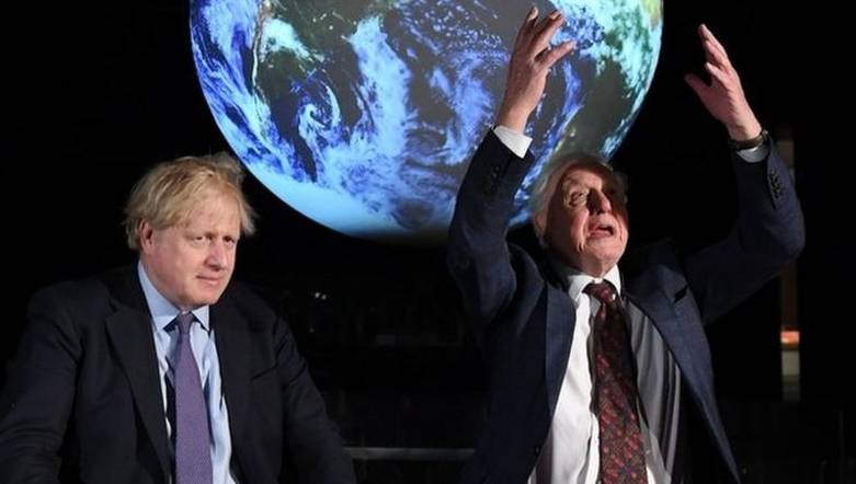 Boris Johnson and Sir David Attenborough kick off "Year of Climate Change"