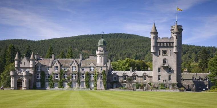 Balmoral Castle in Scotland